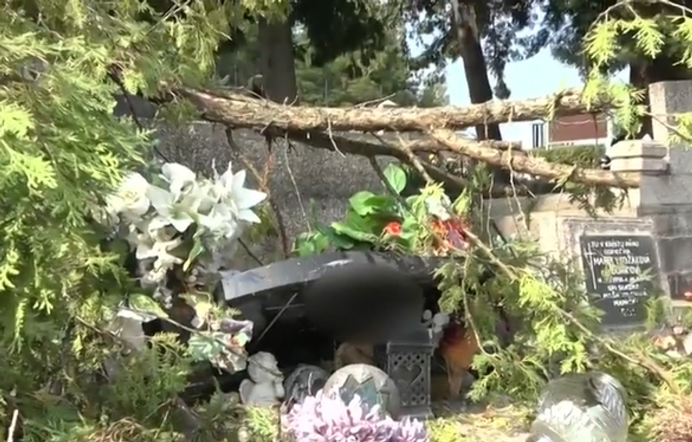 poškodeny pomnik