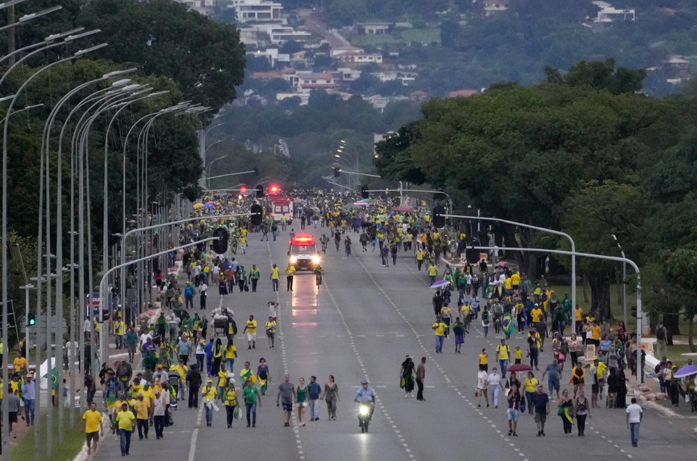 Útok na vládne budovy v Brazílii