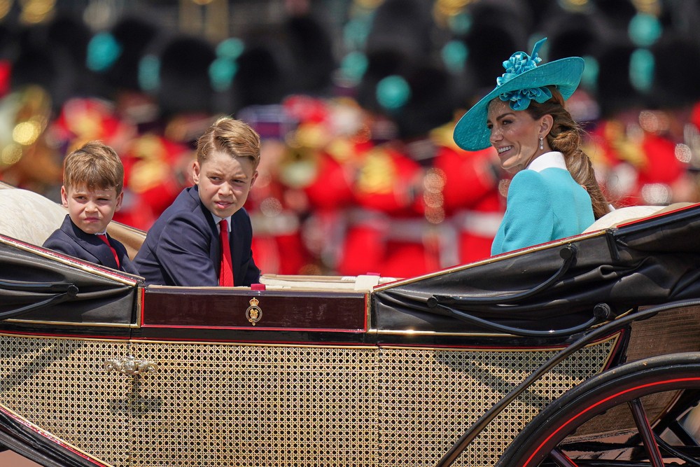 Princ George s rodinou