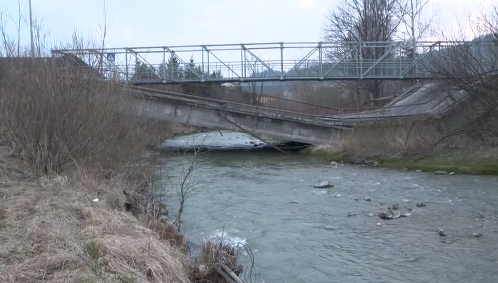 Havarijný stav mosta 1