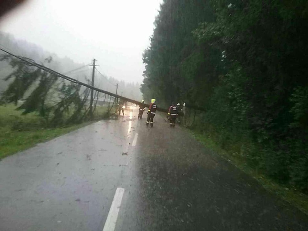 Severom Slovenska sa prehnali intenzívne búrky