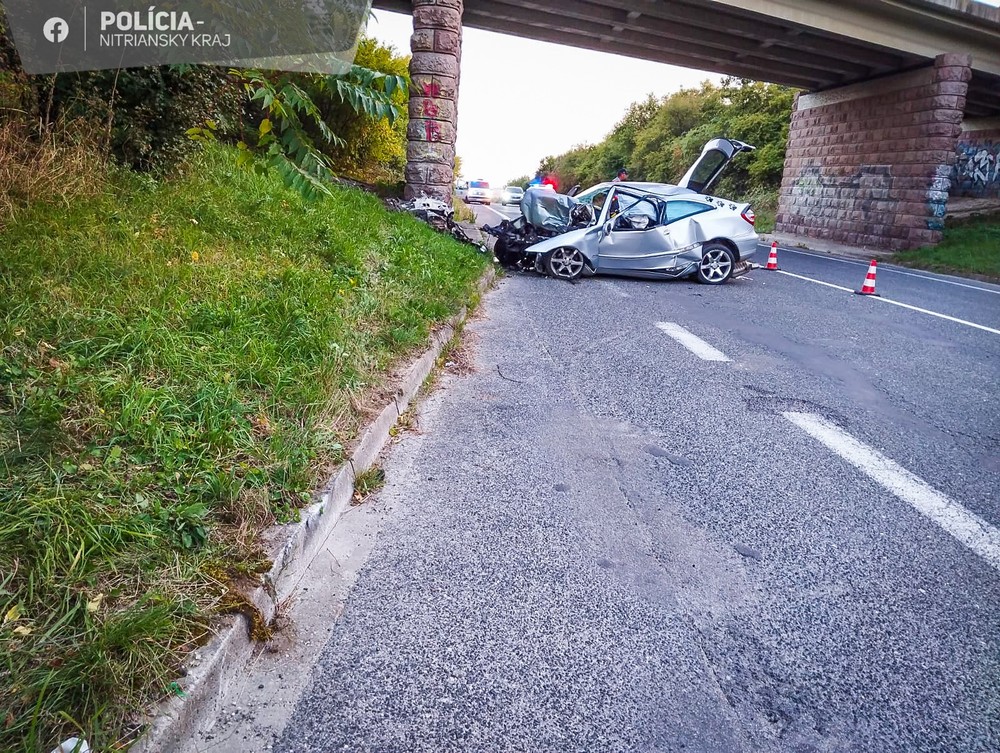 nehoda pri Nitre