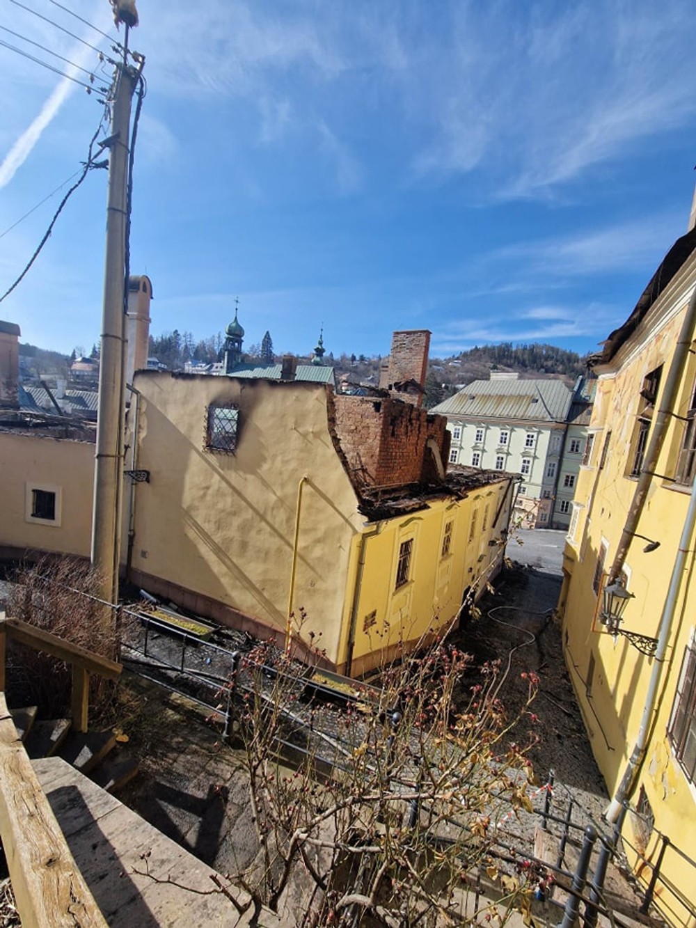 Požiar Banská Štiavnica