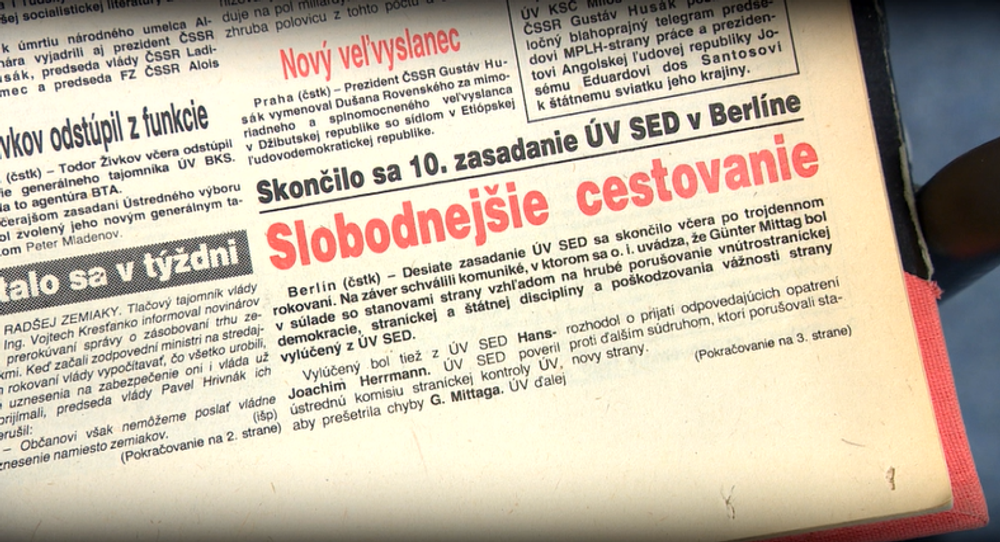 Exkurzia do histórie: O čom sa písalo 11. novembra 1989