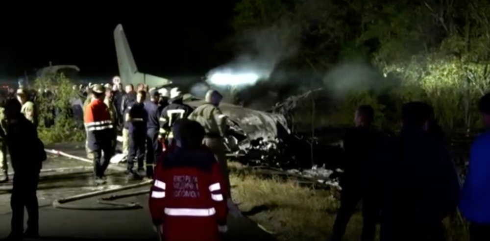 Tragický pád lietadla na Ukrajine