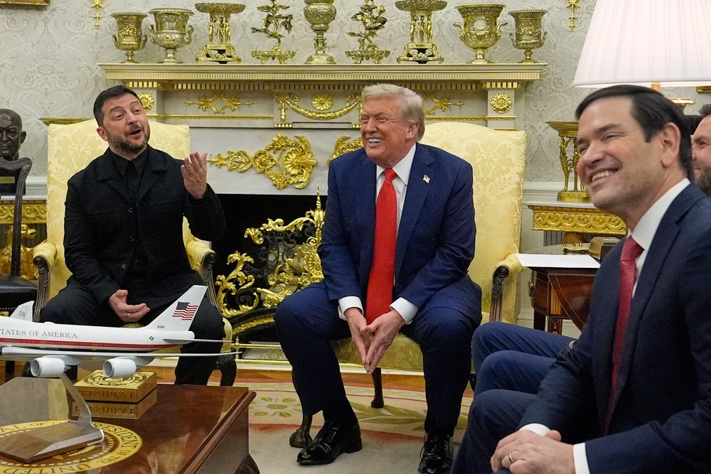 Volodymyr Zelenskyj a Donald Trump