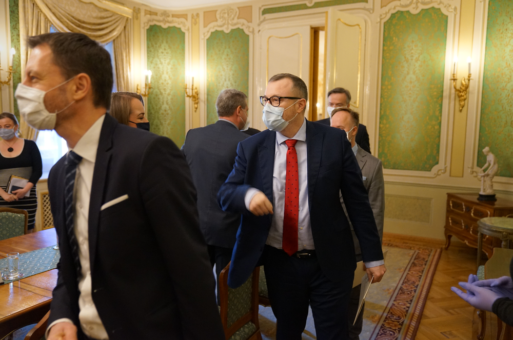 Stretnutie Igora Matoviča s predstaviteľmi odborárov 