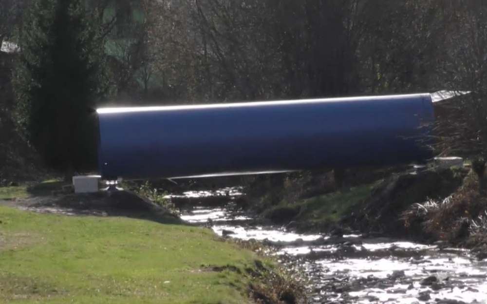 Lávka cez potok v Novej Sedlici 3