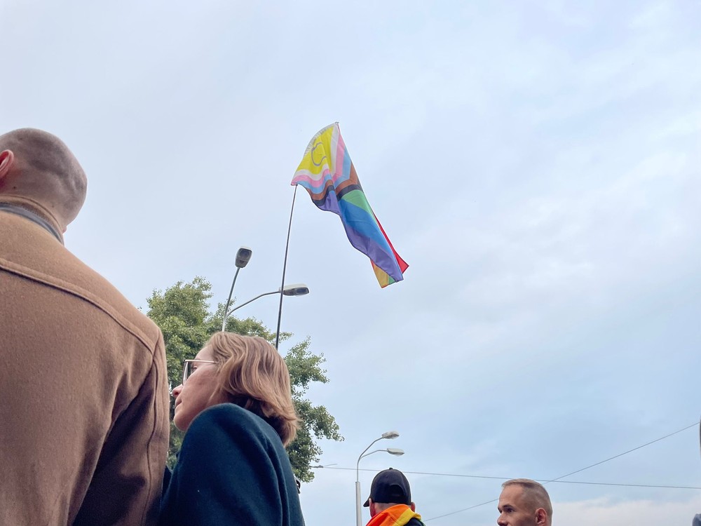 Protest na podporu LGBTI komunity