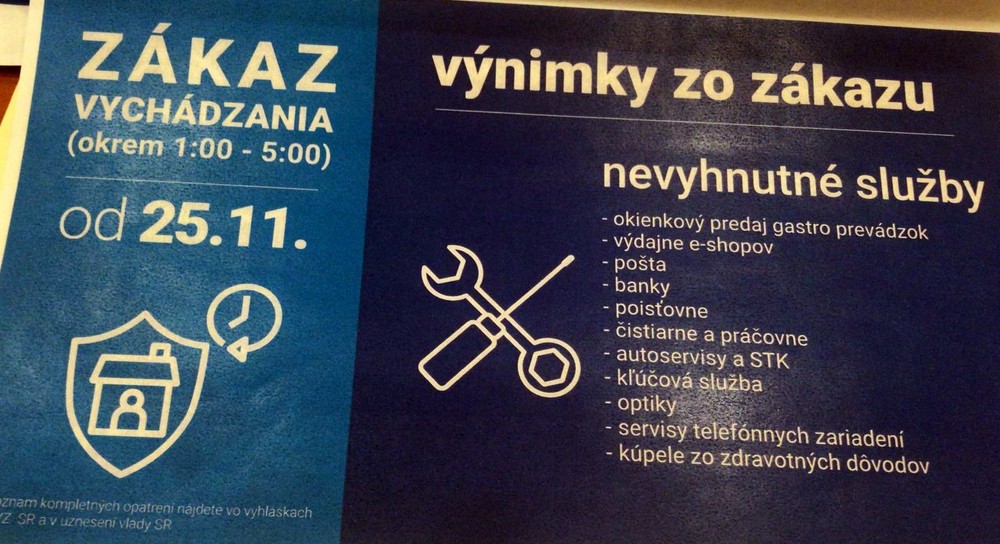 Pravidlá lockdownu od 25.11.2021