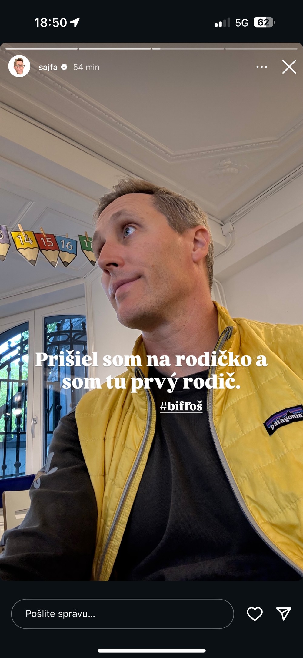 Sajfa, Brusel, rodičko, šok