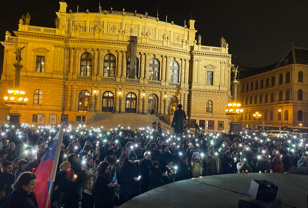 Spomienka na Jána a Martinu v Prahe
