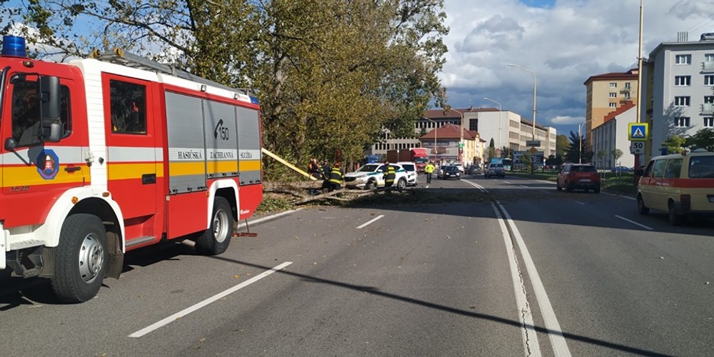 Takto vietor vyčíňal v Ružomberku 