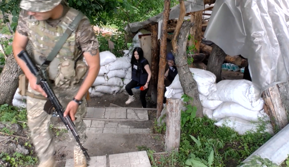 Reportérka TV JOJ navštívila škôlku na frontovej línii v Donbase