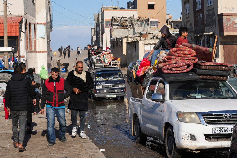 Izrael Palestínčania Hamas Gaza armáda útoky civilisti útek (3)