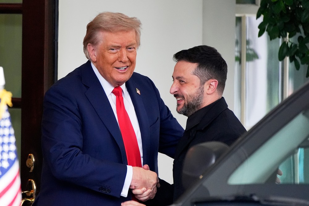 Donald Trump privítal volodymyra Zelenkého 