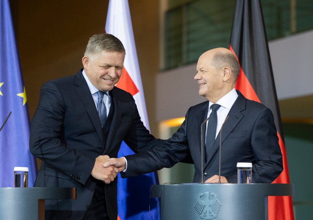 Robert Fico Olaf Scholz Nemecko Berlín návšteva (4)