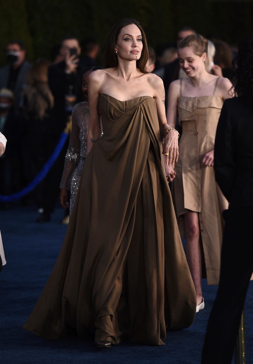 ANGELINA Jolie na premiére filmu Eternals