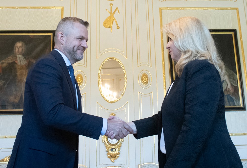voľbynrsr23 prezidentka Pellegrini prijatie (8)