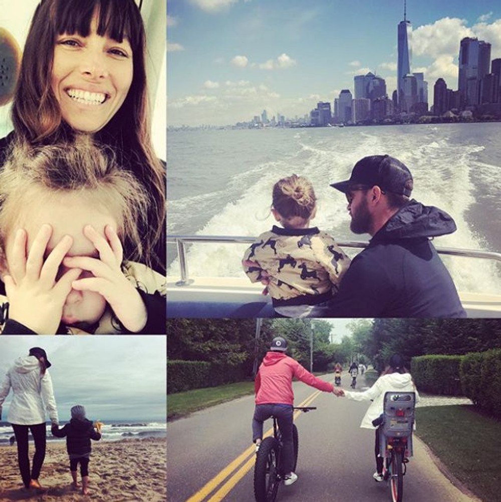 Justin Timberlake s rodinkou