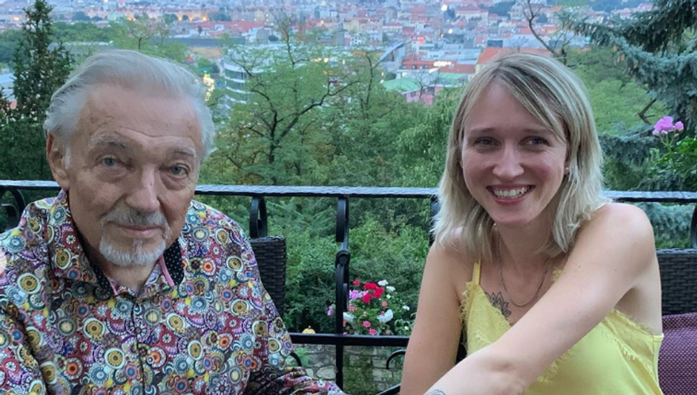 Karel Gott s dcerou Luciou