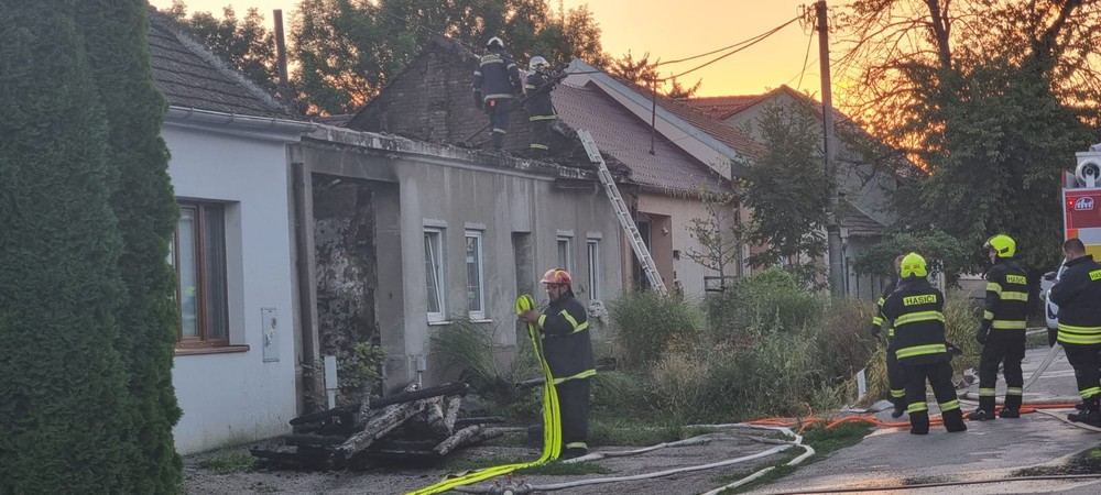 Požiar rodinného domu