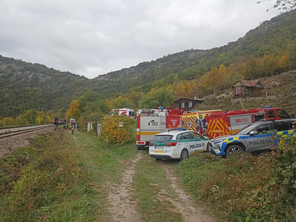 Zrážka vlakov pri Rožňave