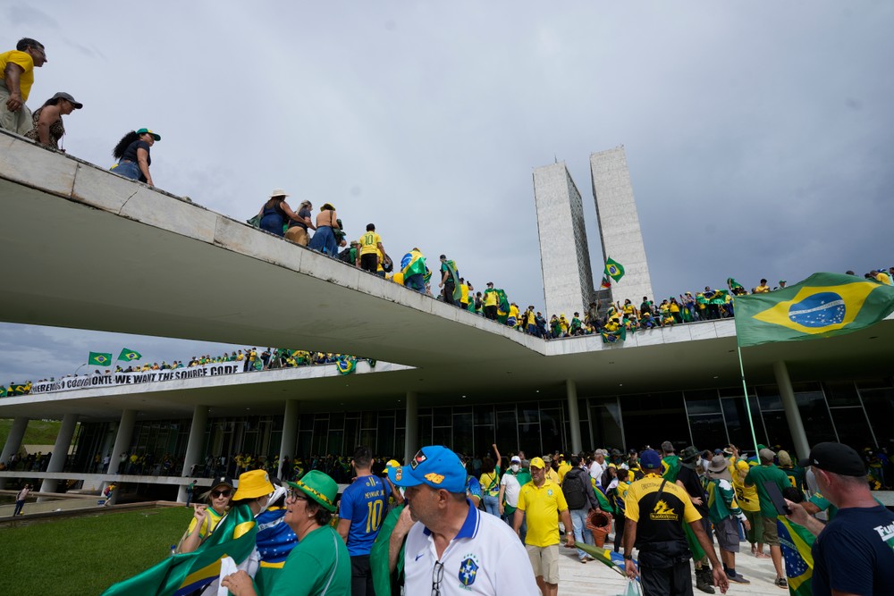 Útok na vládne budovy v Brazílii