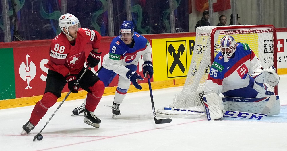 MS v hokeji 2022: Švajčiarsko vs. Slovensko
