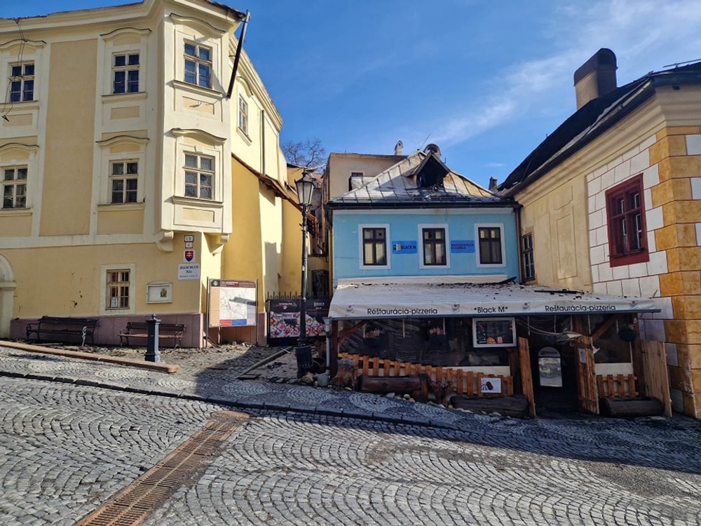 Požiar Banská Štiavnica