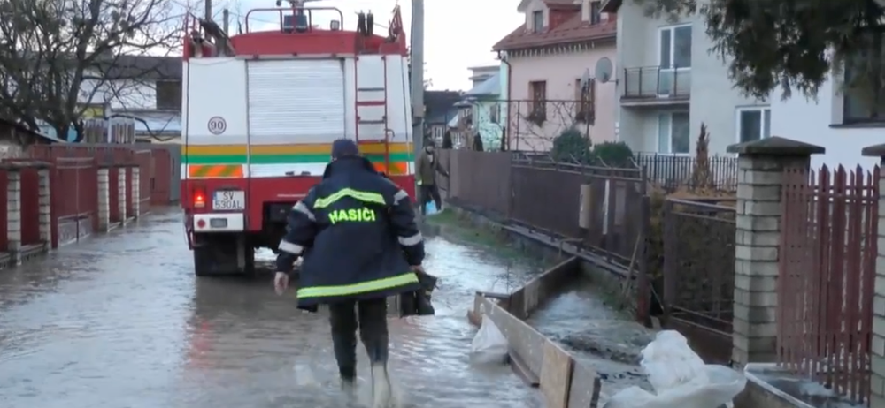 Záplavy v sninskom okrese 