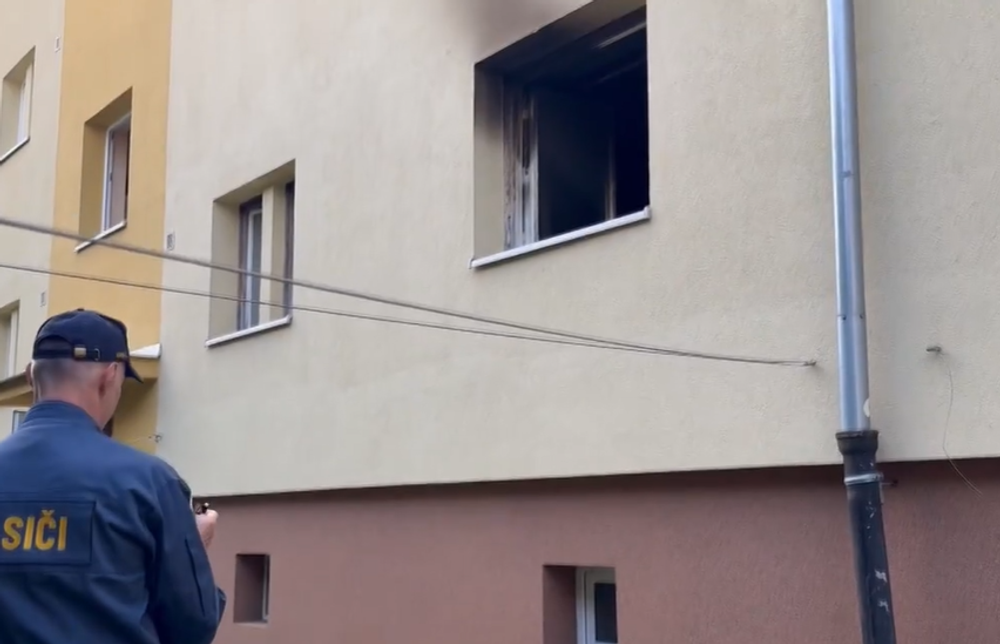 Požiar bytu v Humennom 4