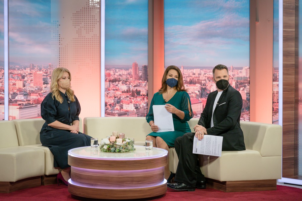 Prezidentka Zuzana Čaputová v TV JOJ 