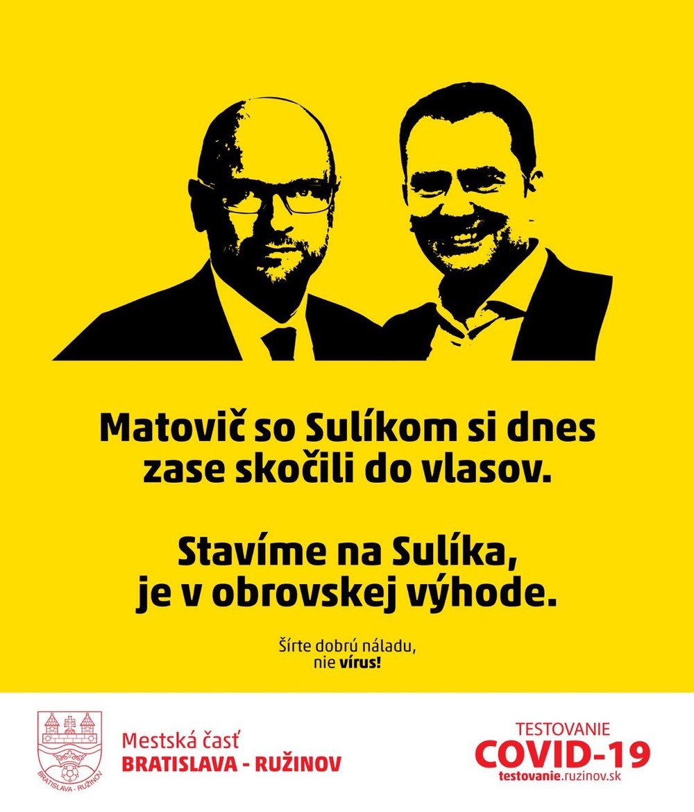 Vtipné plagáty z Ružinova