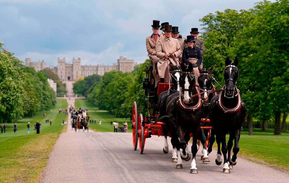 kráľovská konská prehliadka pri hrade Windsor 8