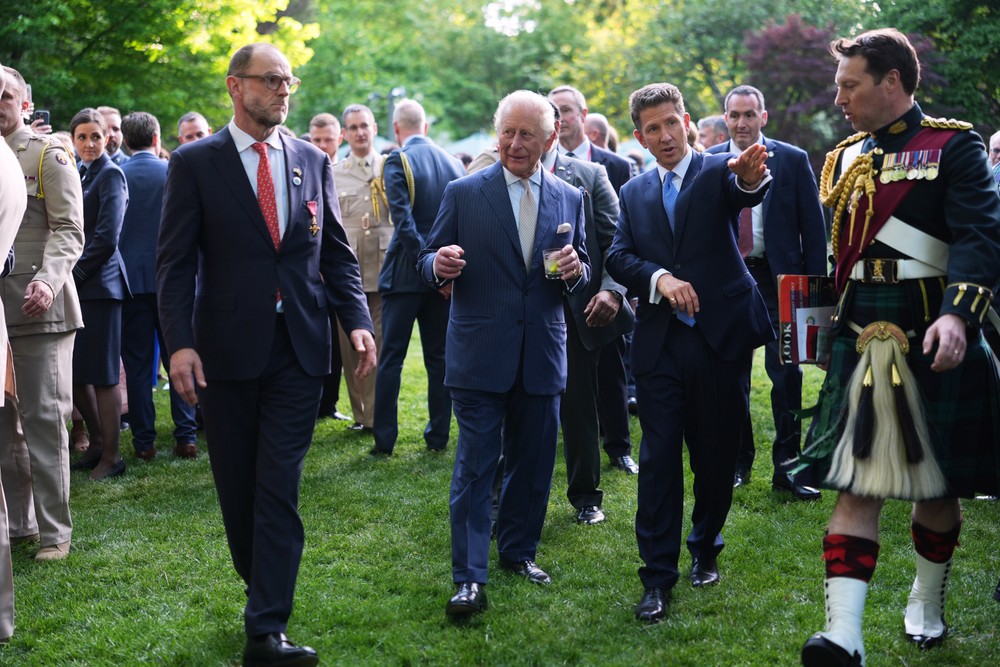 Kráľ Karol III. na návšteve USA