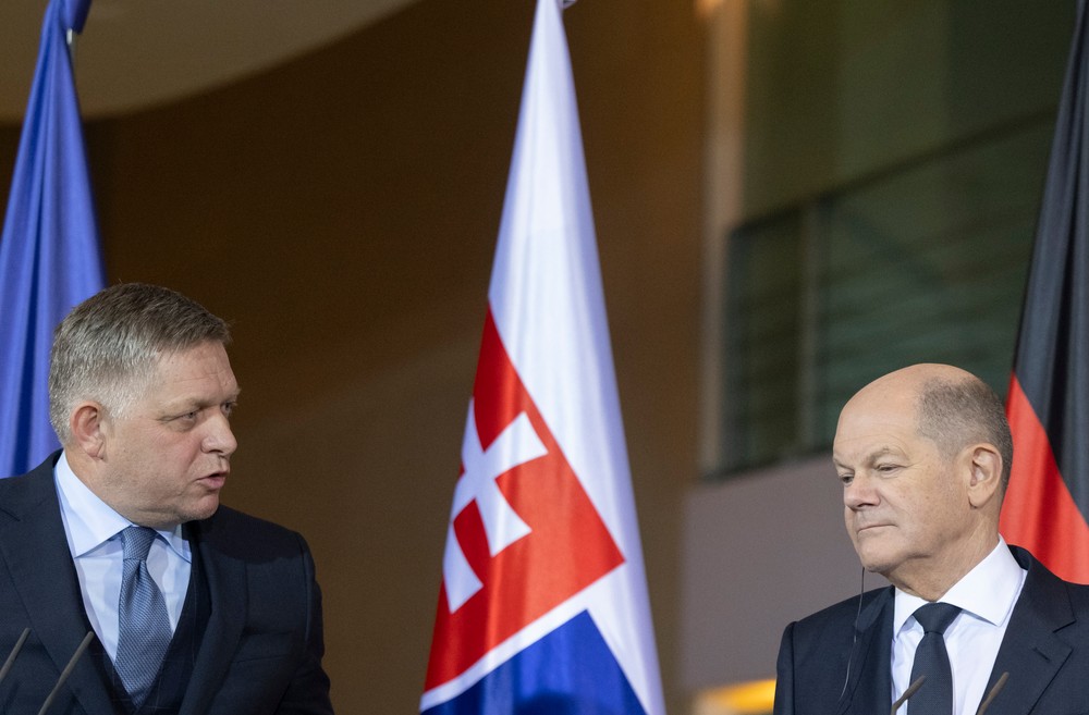 Robert Fico Olaf Scholz Nemecko Berlín návšteva (2)