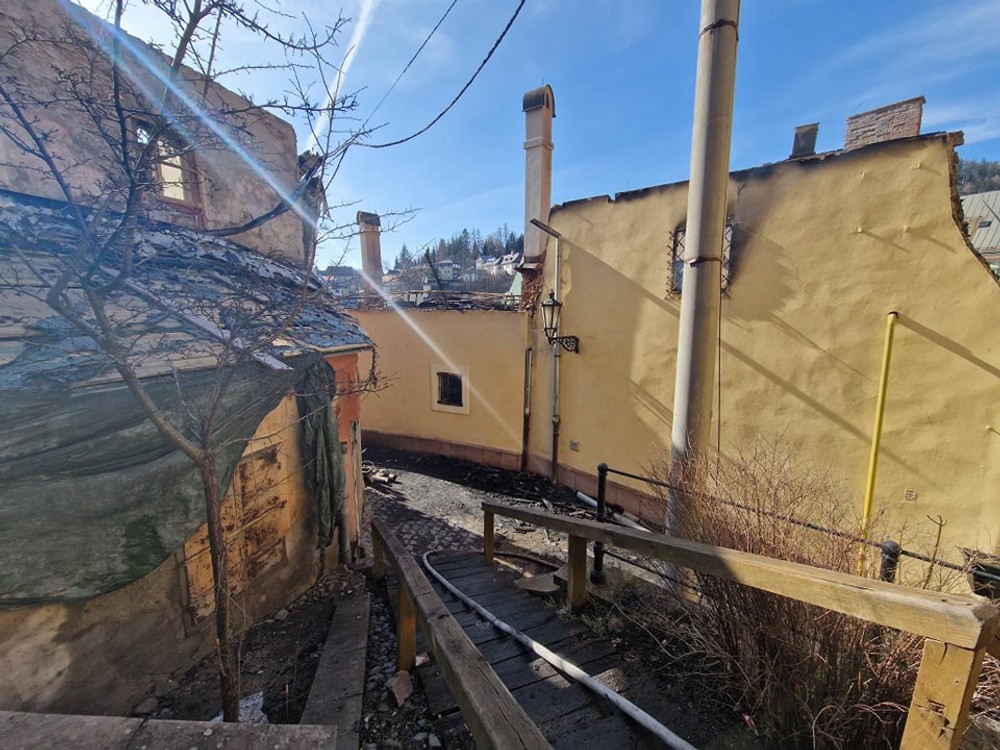 Požiar Banská Štiavnica