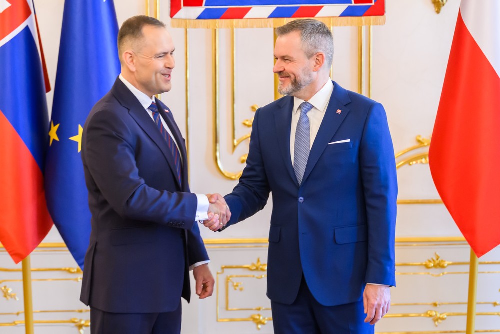 Poľský prezident Karol Nawrocki na návšteve Slovenska