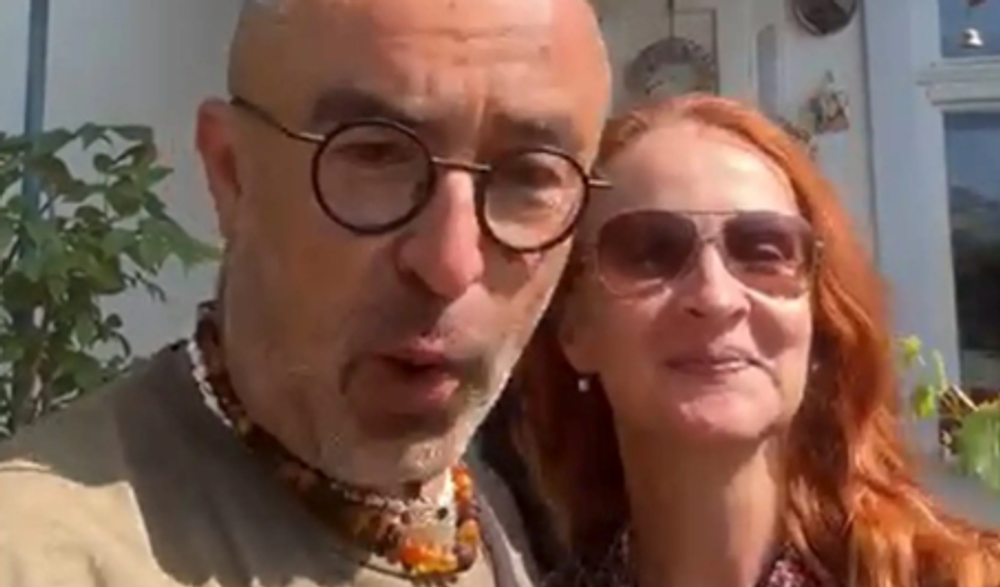 Marián Čurko s exmanželkou