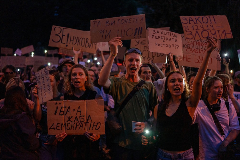 Protikorupčné protesty na Ukrajine
