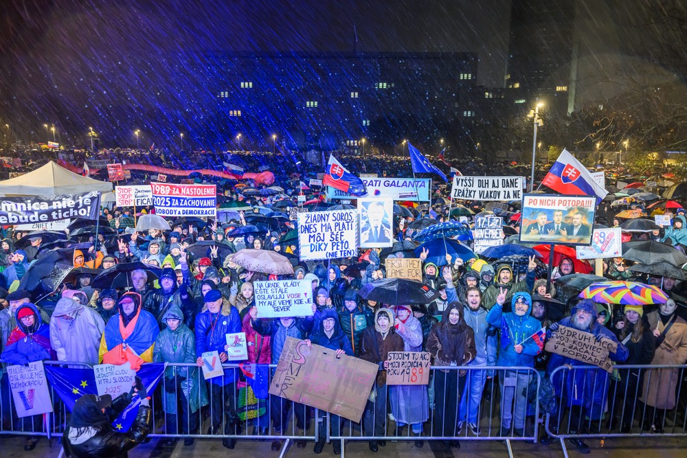 Protesty v Bratislave