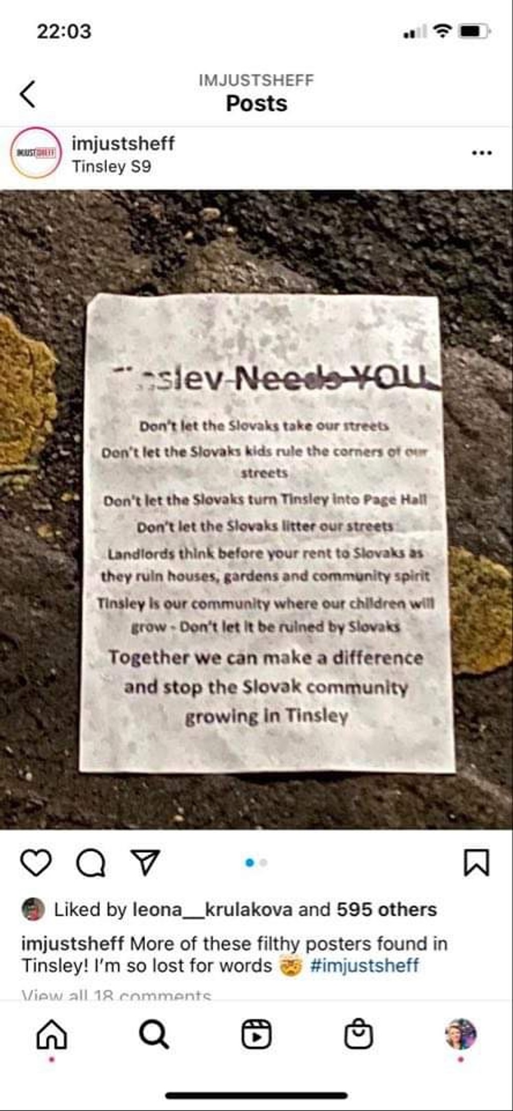 Slováci v Sheffielde