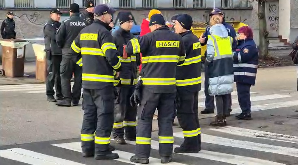 Poplach v centre Žiliny