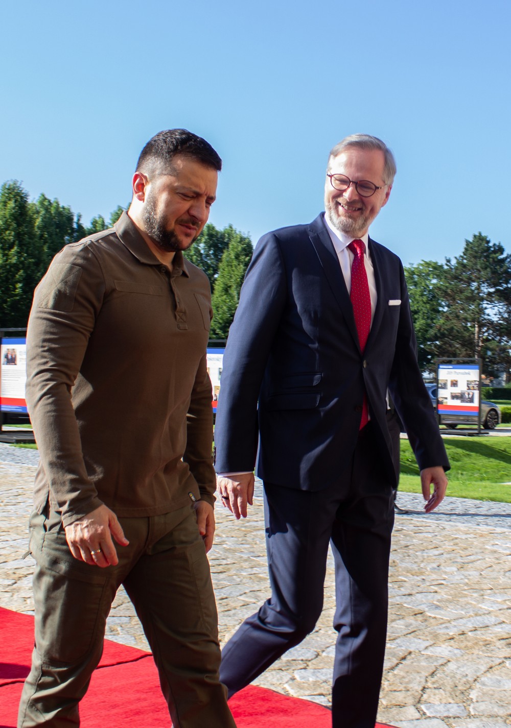 ČR Praha Ukrajina Zelenskyj návšteva Fiala (2)