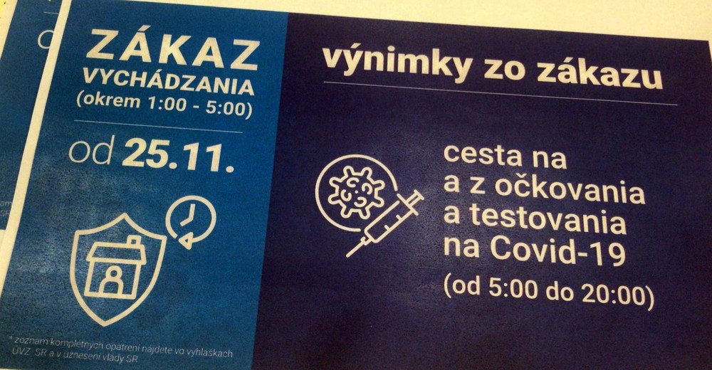 Pravidlá lockdownu od 25.11.2021