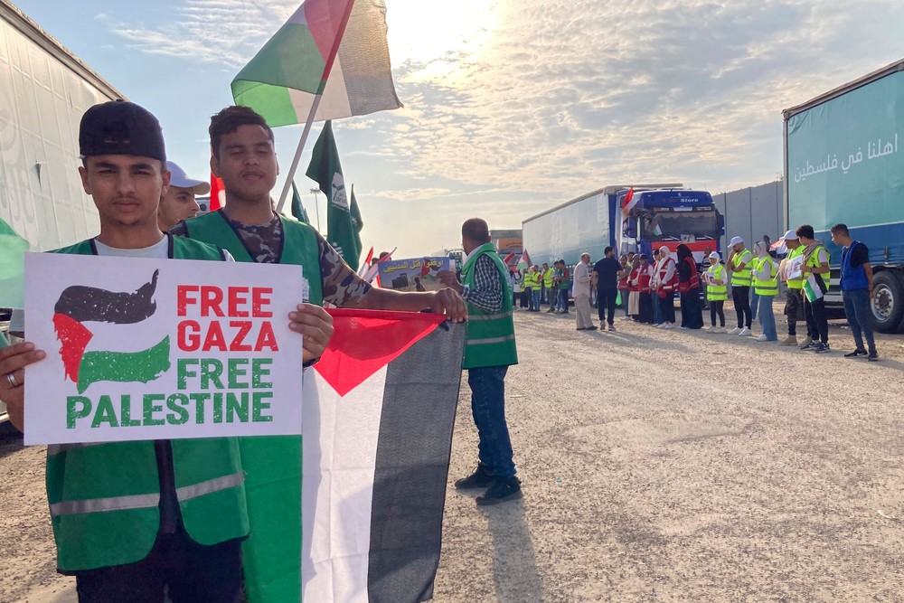 izrael vojna gaza Hraničný priechod medzi pásmom Gazy a Egyptom (2)