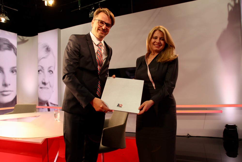 Marcel Grega a Zuzana Čaputová