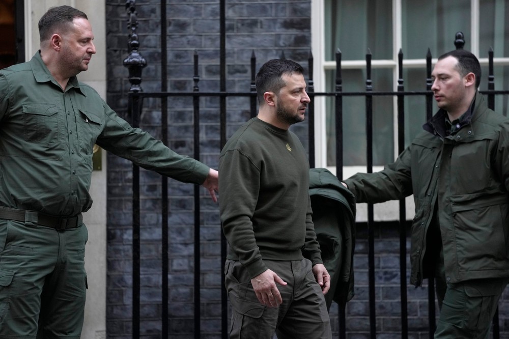 Návšteva Británie Zelenskyj