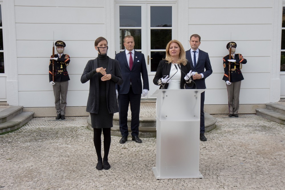 Kollár, Matovič a Čaputová na spoločných raňajkách 